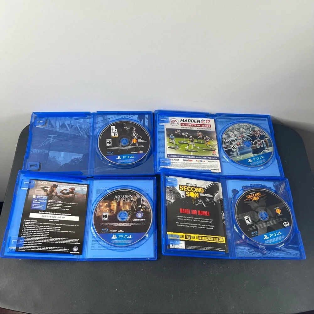PlayStation 4 PS4 Bundle Lot of 14 Games (Metal Gear Solid Last Of Us Witcher)